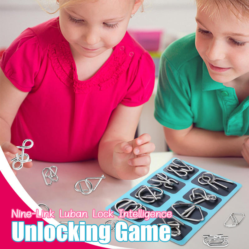 Nine-Link Luban Lock Intelligence Unlocking Game