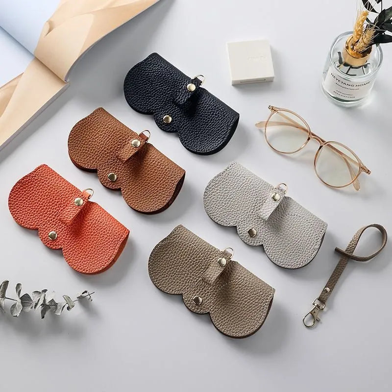 Soft PU Leather Sunglasses Bag👓️