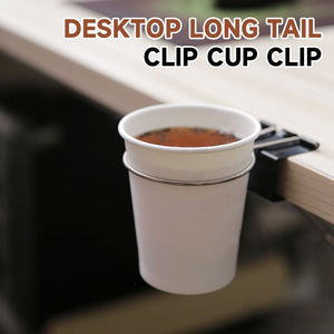 Desktop Long Tail Clip Cup Clip (2pcs)