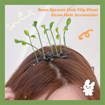 Load image into Gallery viewer, Bean Sprouts Hair Clip Plant Grass Hair Accessories
