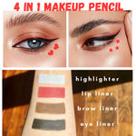 Load image into Gallery viewer, 4 In 1 Makeup Pencil
